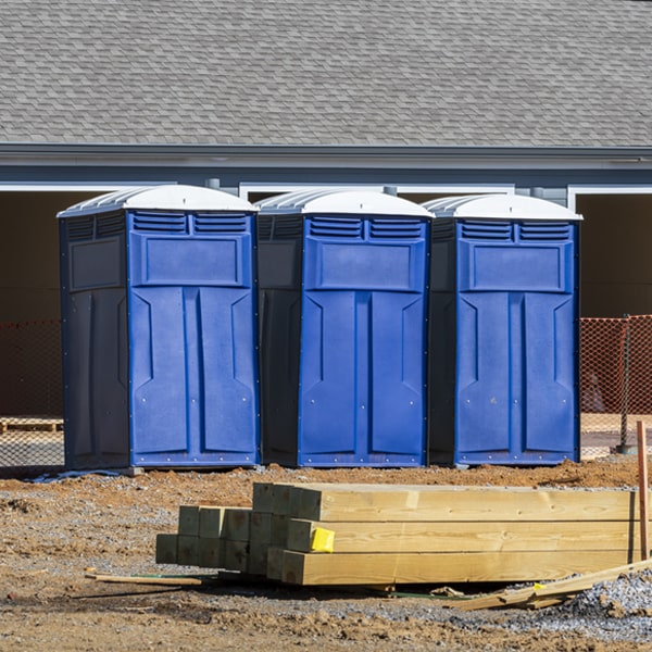 how can i report damages or issues with the porta potties during my rental period in Rancho Cordova CA